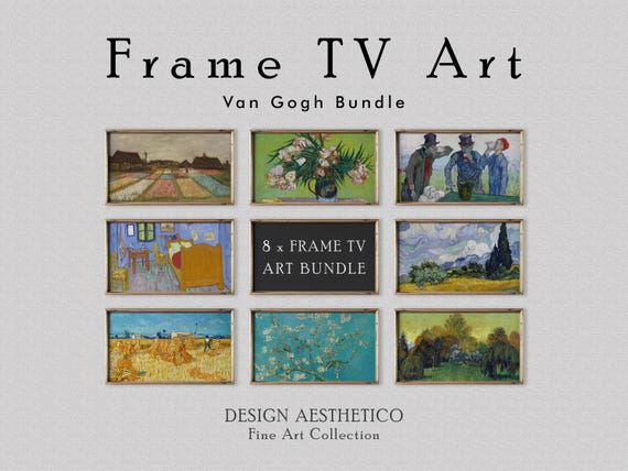 Frame TV Art Bundle: Vincent van Gogh | Fine Vintage Art & Home Decor | Oil Paintings on Canvas | Instant Digital Download | CanvasTV