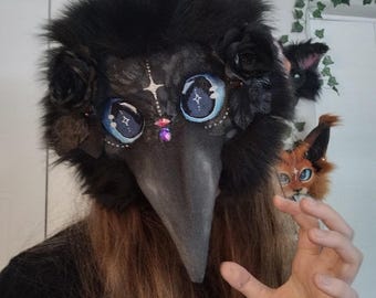IN DE WACHT || HQ Crow/Raven Therian Mask || Gevoerd