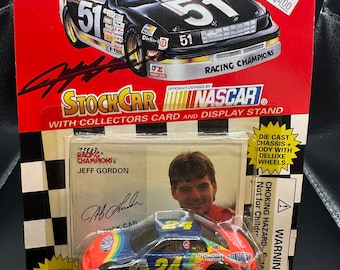 Handsigniert 1995 Jeff Gorden Racing Champs 1:64 Diecast