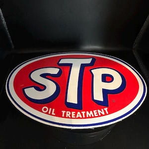 Authentic STP Sticker | Retro Racing Sticker