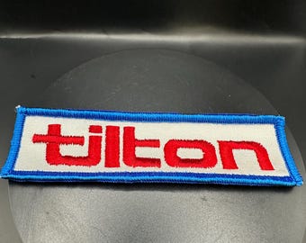 Parche de carreras Tilton vintage / Parches retro de Nascar
