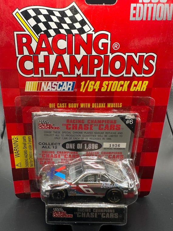 RACING CHAMPION1996NASCAR ミニカー シルバー Mark Martin 1996 Racing Champions Diecast Car | Limited Edition