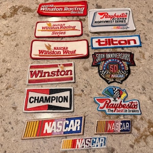 Vintage Nascar Racing Patches | Retro Racing Patches