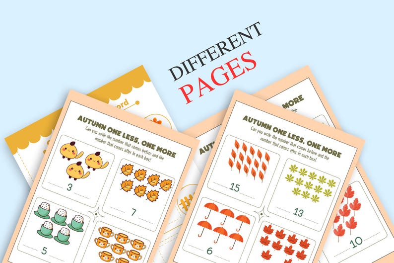 Autumn Cut-out and Paste Activity Pack | Printable Fall Craft for Kids ...