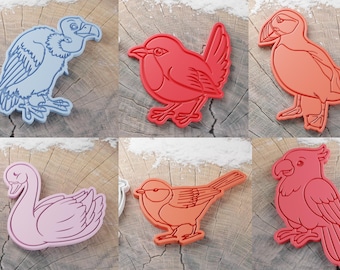 Vögel Cookie Cutters - 3D Gedruckt