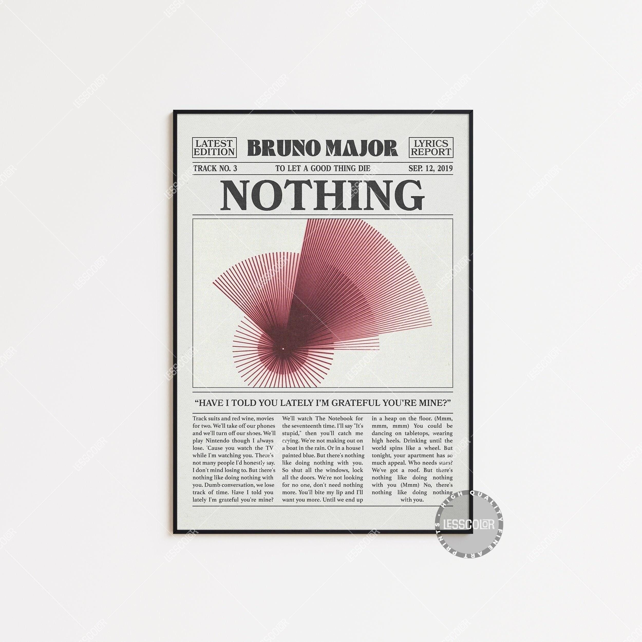 TO LET A GOOD THING DIE / BRUNO MAJOR LP TO LET A GOOD THING DIE / BRUNO MAJOR LP
