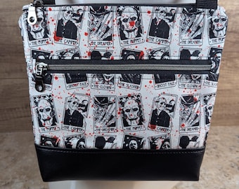 Horror movie icons crossbody bag