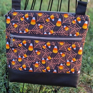 Candy Corn Fall crossbody bag