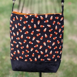 Candy Corn Fall crossbody bag