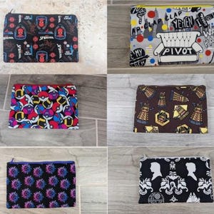 Fandom Handmade Pouch – Makeup, Art, Pencil Case
