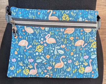 Flamingo hip bag, waist bag, fanny pack