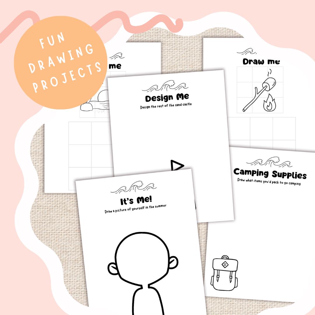 30 Page Summer Printable Activity Pack for Kids | Fun Summer Worksheets ...