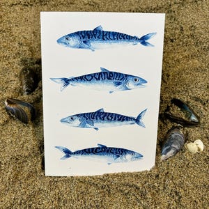 Tarjeta con mensaje secreto de Sennen Cove