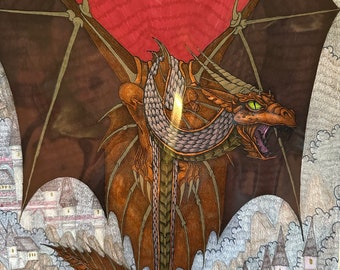 Dragón de la luna de la cosecha