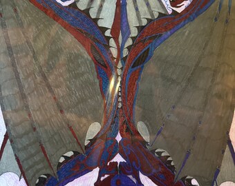 Yin y Yang (rojo y azul)