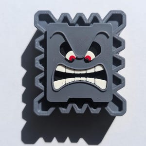 Thwomp Super Mario - Etsy