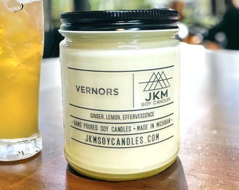 Vernors 9oz Soy Candle - Michigan Collection