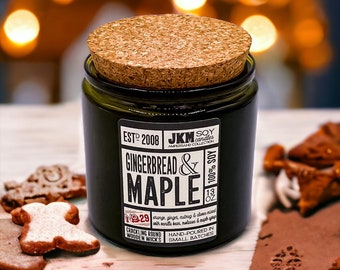 Gingerbread & Maple 13oz Soy Candle - Ampersand Collection