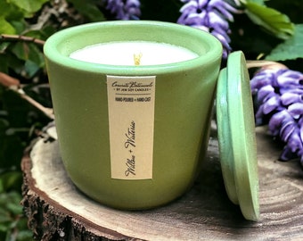 Willow + Wisteria Soy Candle - Concrete Botanicals Collection