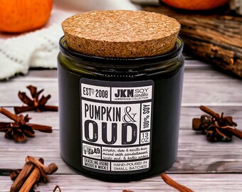 Pumpkin & Oud 13oz Soy Candle - Ampersand Collection