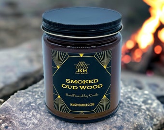 Smoked Oud Wood Soy Candle - Classic Collection