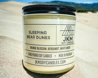 Sleeping Bear Dunes 16oz Soy Candle - Michigan Collection