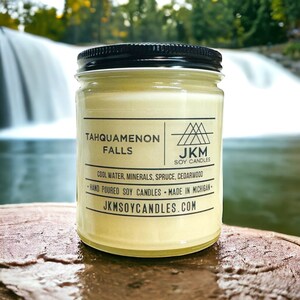 Tahquamenon Falls 9oz Soy Candle - Michigan Collection