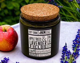 Apple Trees & Lavender Fields 13oz Soy Candle - Ampersand Collection