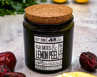 Fiji Dates & Lemon Peel 13oz Soy Candle - Ampersand Collection