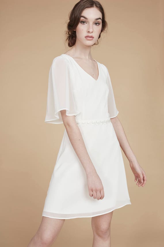 etsy short wedding dress