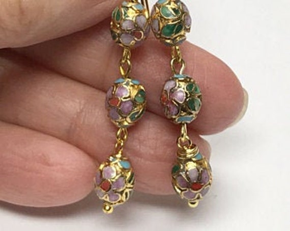 Vintage AAA JADE Bead Knotted Necklace,Vintage Se… - image 10