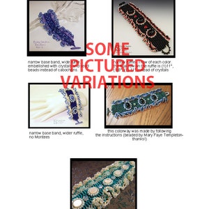 PDF Beading Tutorial for Isabella Cuff Bracelet intermediate image 4