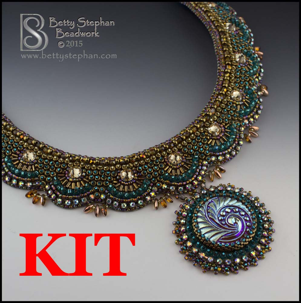 Bead Embroidered Necklace Pinterest Friendship Blooms Collar