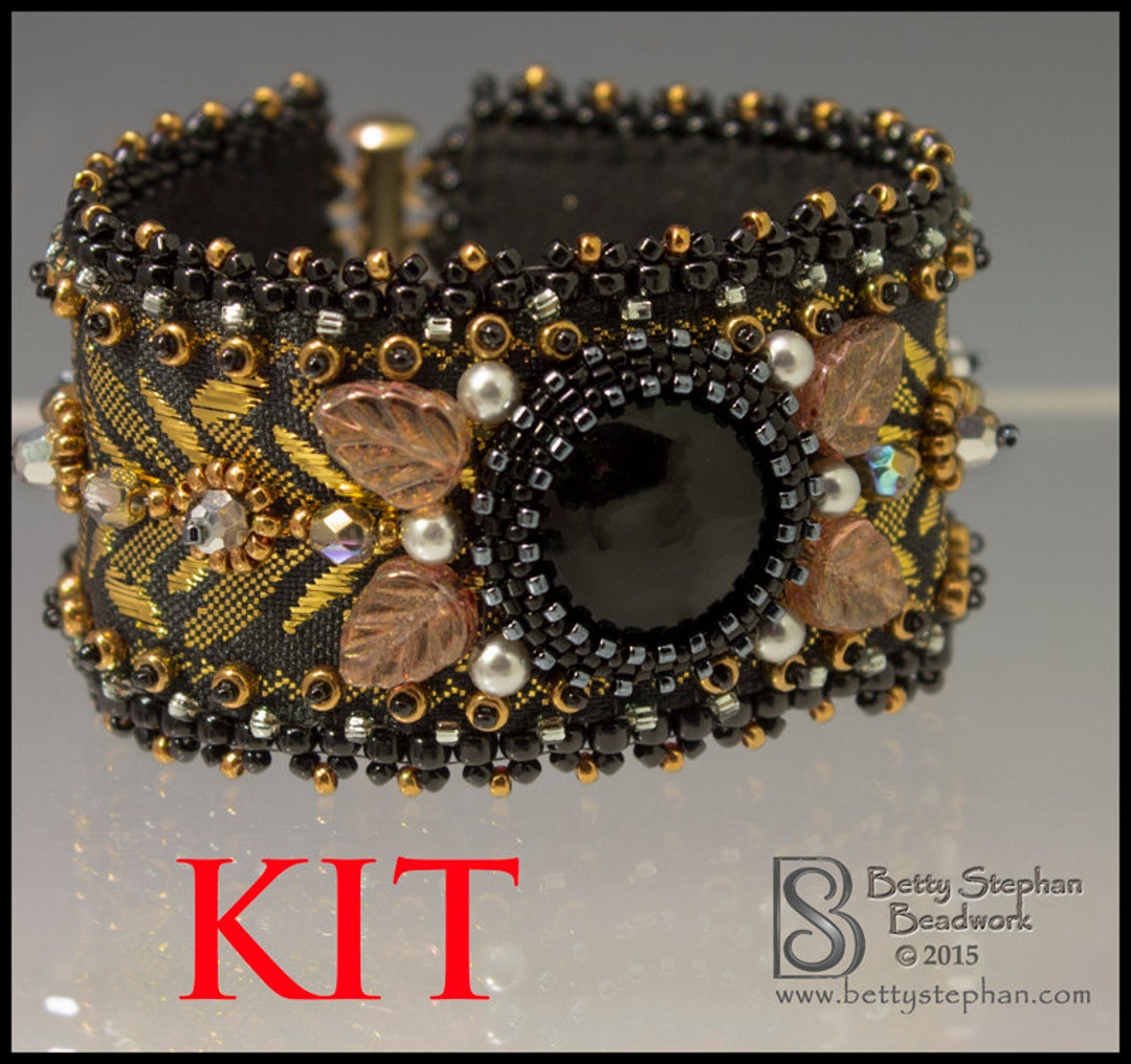 Totally Elegant Cuff Bracelet Kit Black Etsy