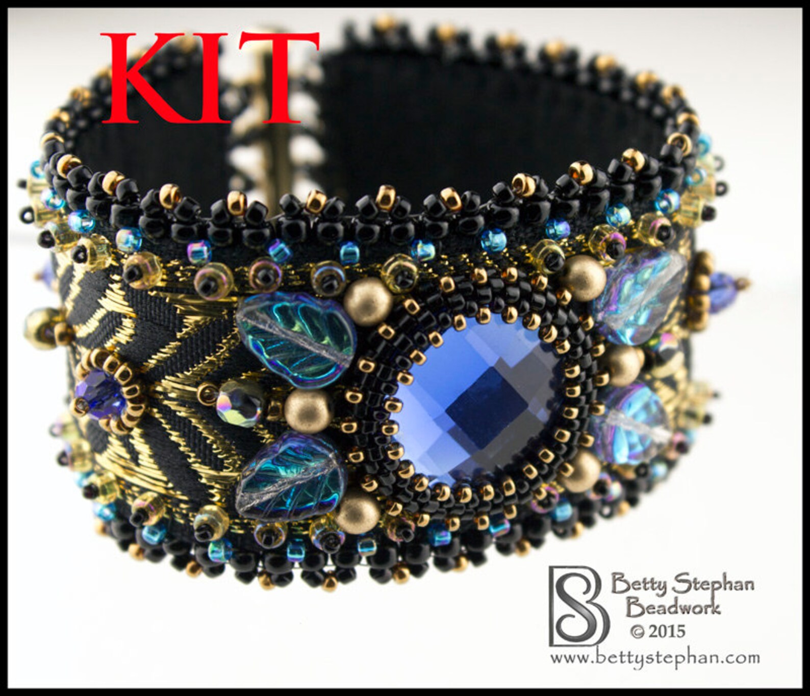 Totally Elegant Cuff Bracelet Kit Blue Etsy
