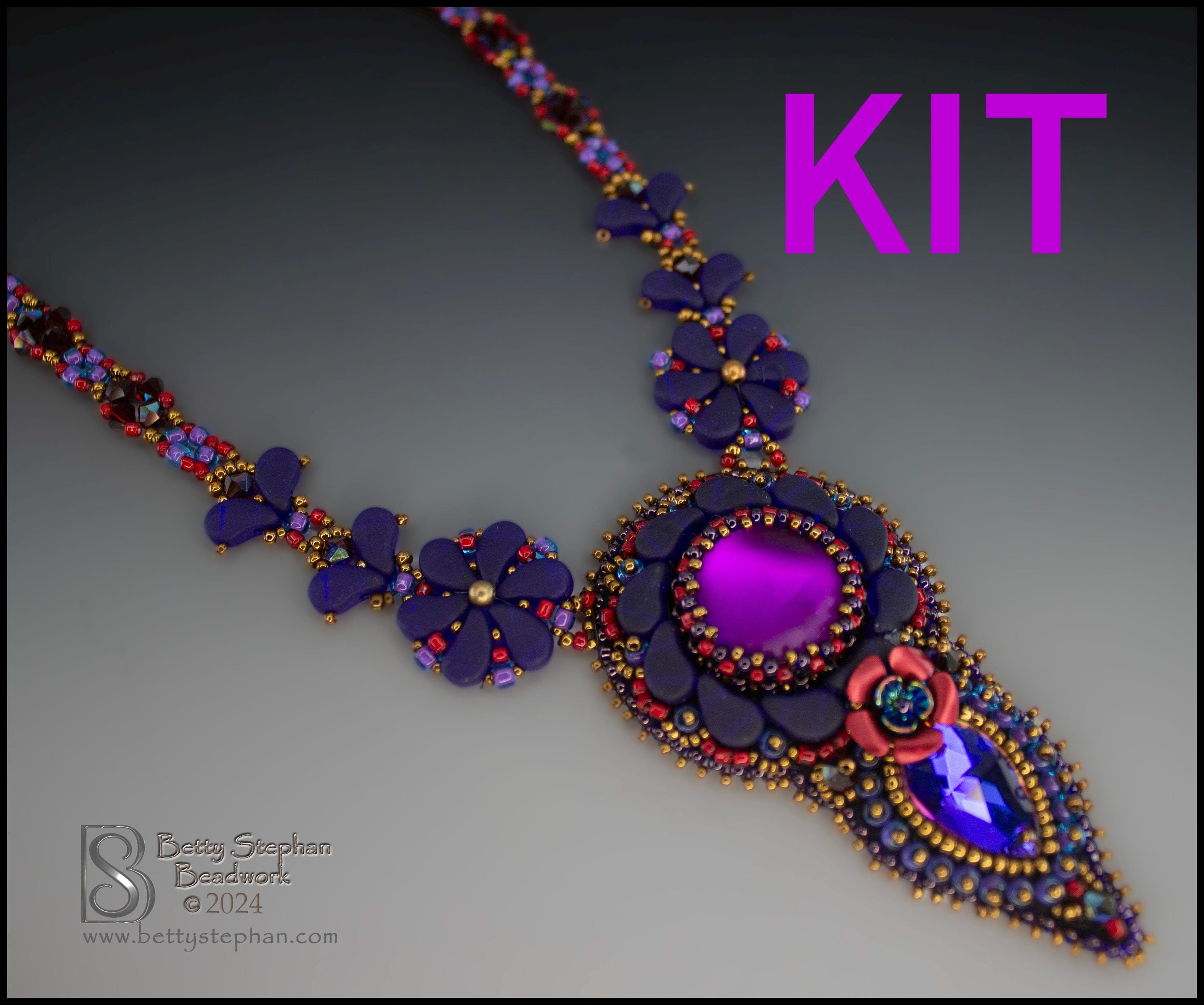 Bead Embroidery Necklace
