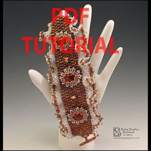 PDF Tutoriel de perlage pour le bracelet manchette Isabella intermédiaire