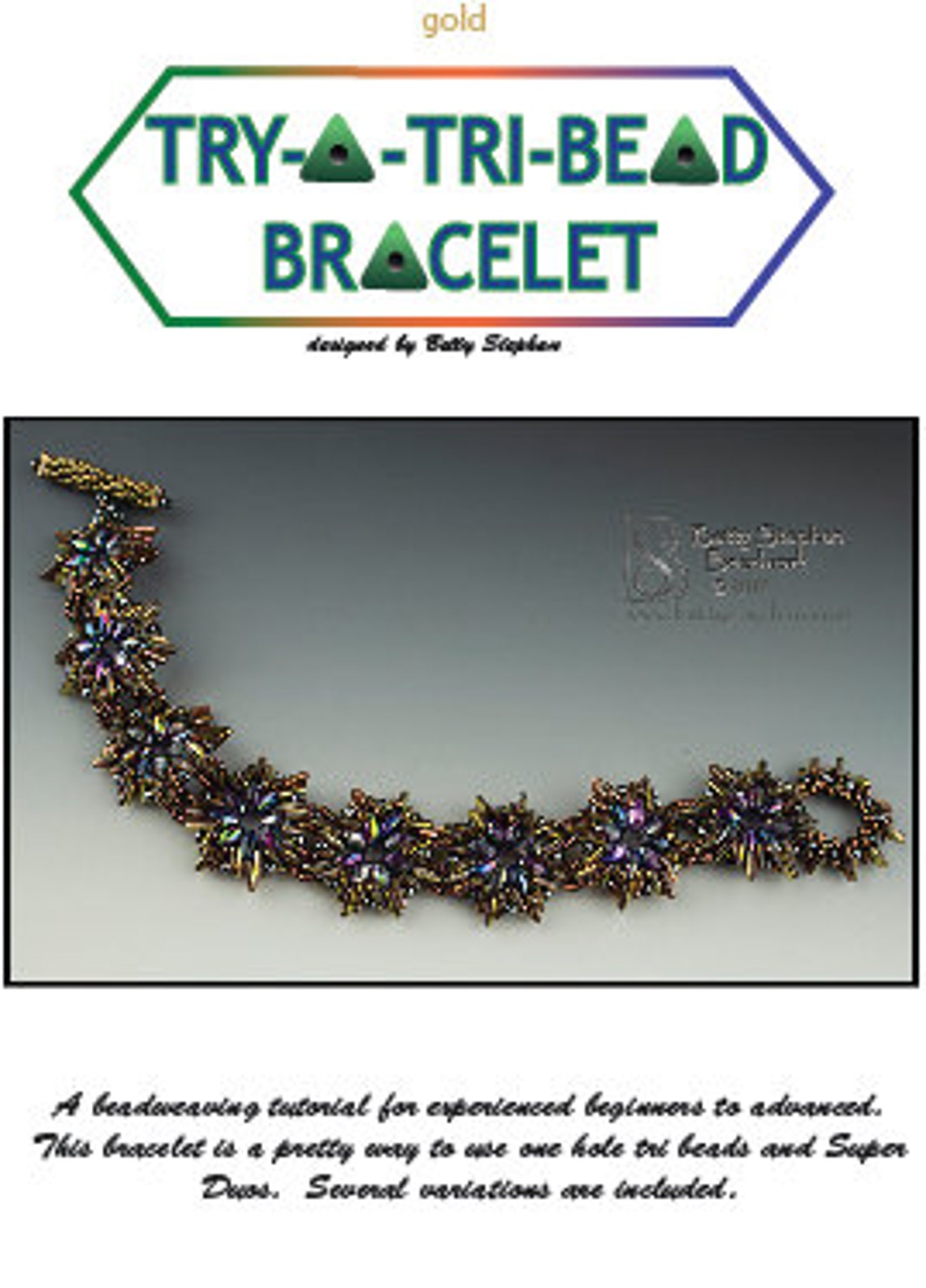 Tryatri Bead Gold Colors Beadwoven Bracelet Kit Full Kit or Etsy