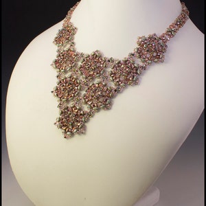 Liaisons Necklace gold/green kit or refill kit -  beadwoven necklace intermediate