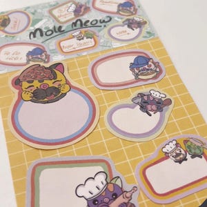 Chef Cat Sticker Set || Planner Sticker Pack || süsser sticker