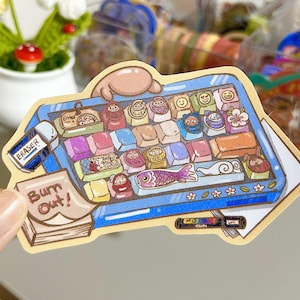 Toetsenbord || Workday Vibes-sticker || matsticker