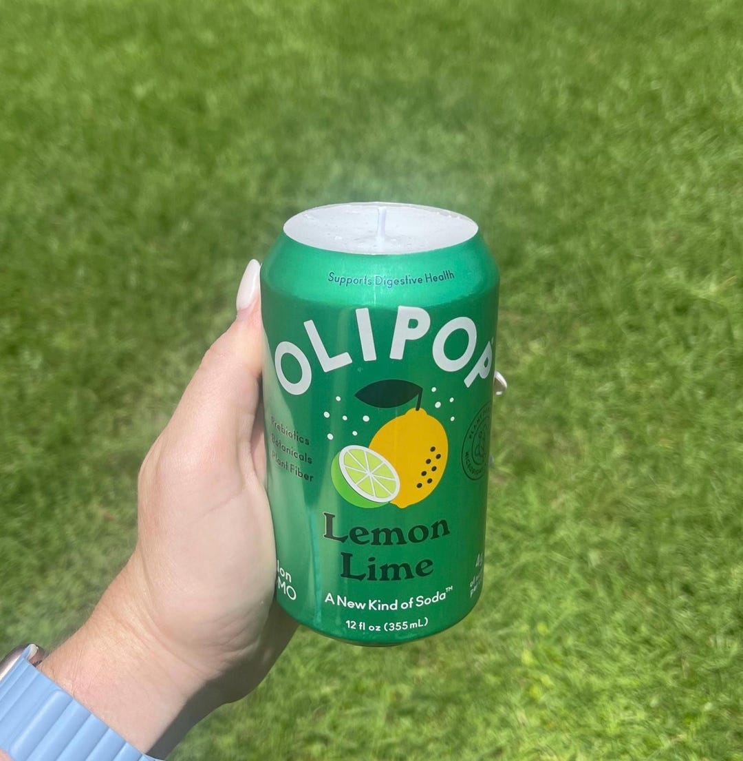 Lime Scented Olipop Lemon Lime Soda Can Candle - Etsy