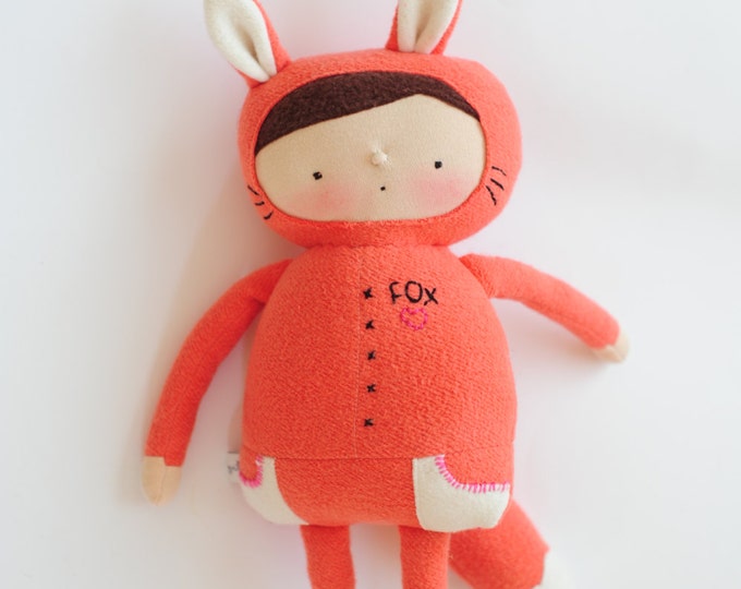 Lissa Fox // Organic Plush Toy Etsy