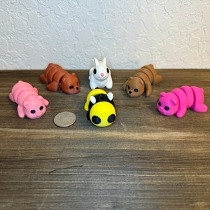 3D Printed Fidget Animals, Fidget Pets, Interactive Toys, Articulated ...