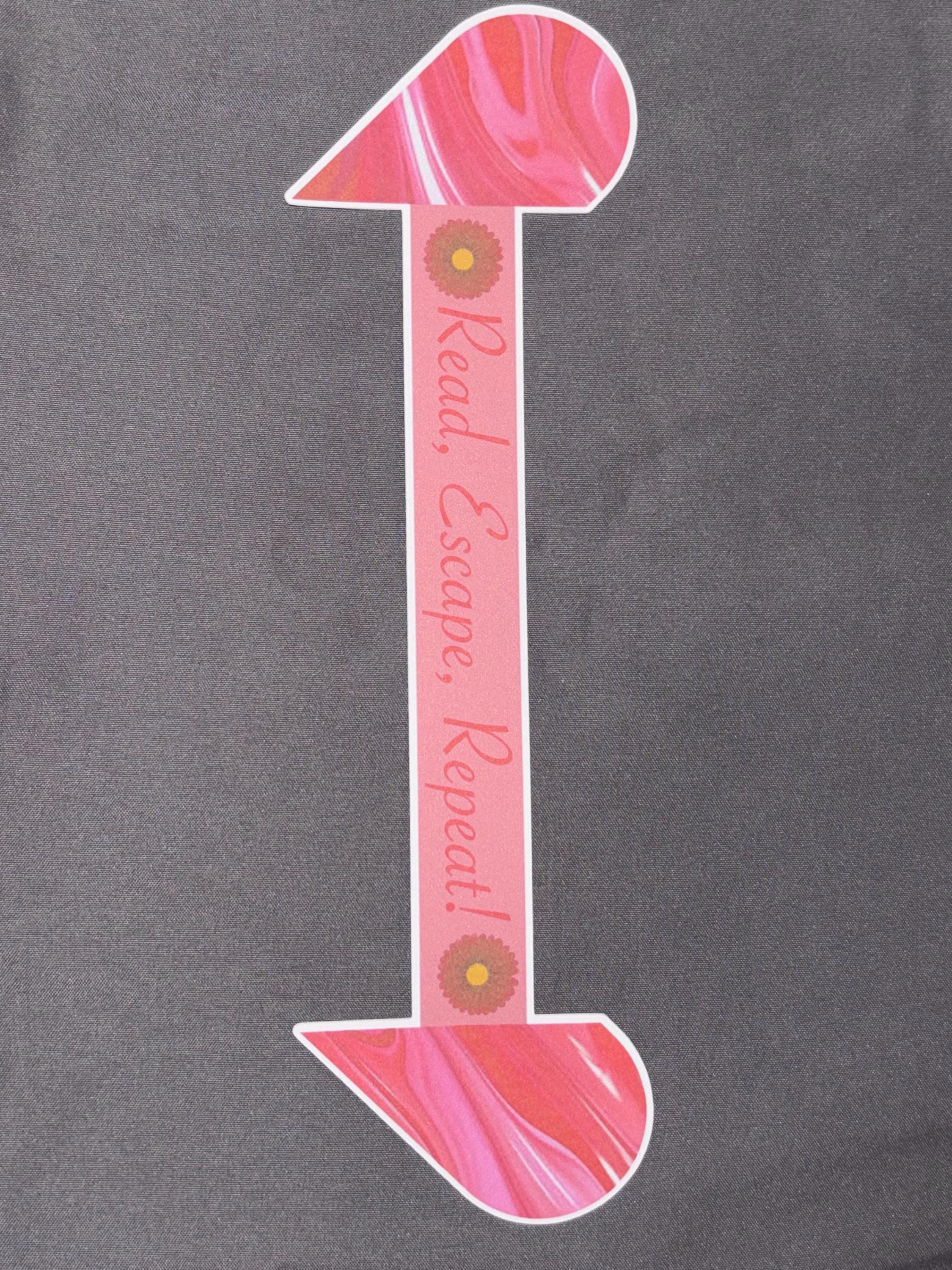 Read, Escape, Repeat! | Pop-Up Marble Heart Bookmarks | Matte or Holographic | Pre-Scored Bookish Quote Page Savers - Thumbnail 4