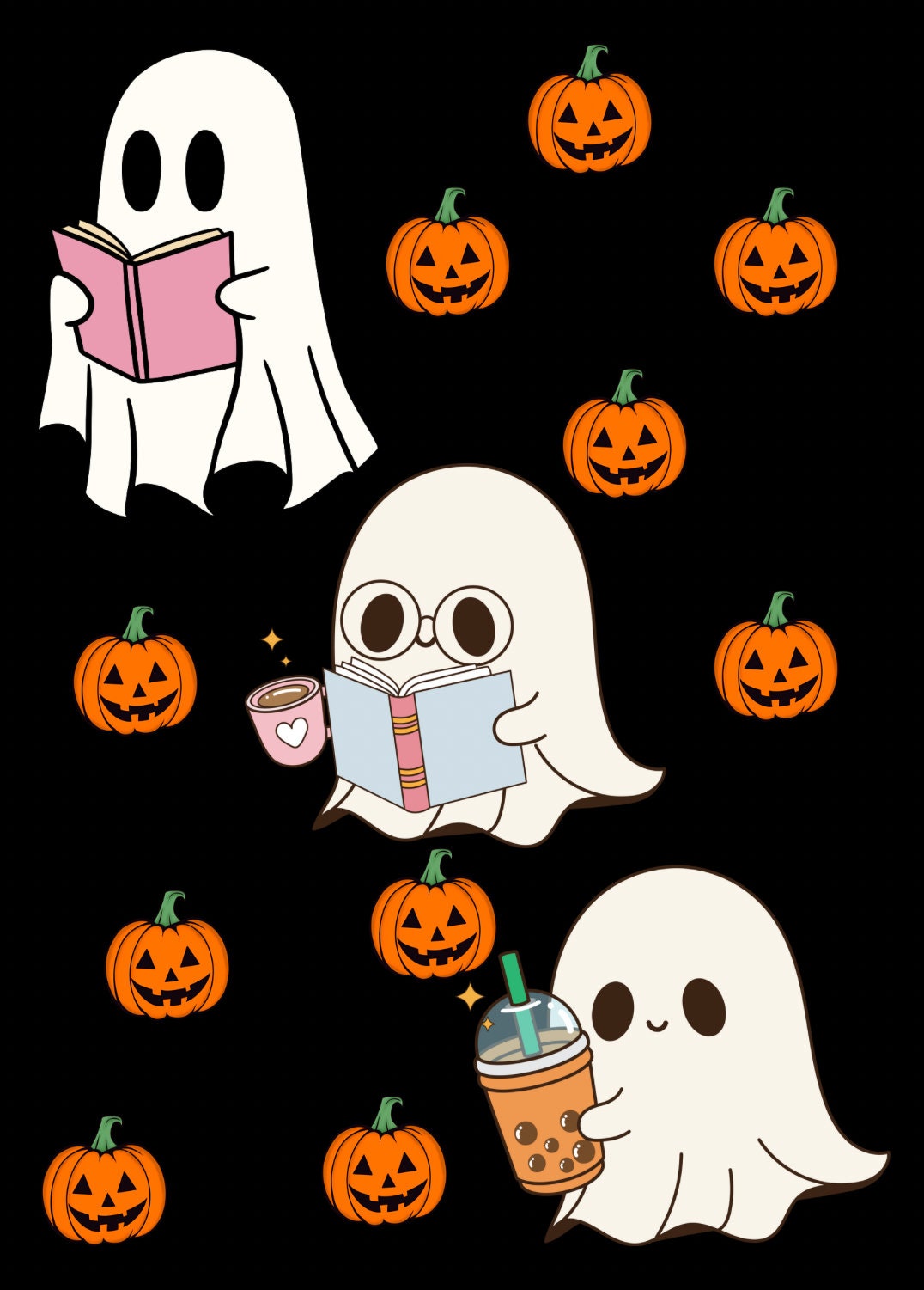 Ghostly Halloween Kindle Backing KP/KP SE - Thumbnail 3