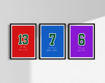 Boys of Tommen prints | set of 4 | Physical prints | Johnny Kavanaugh | Joey Lynch | Gibsie Gibson | reading corner | bookworm | Hughie Bigg