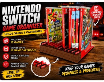 Nintendo Switch Game Holder – Display & Quick Access in One