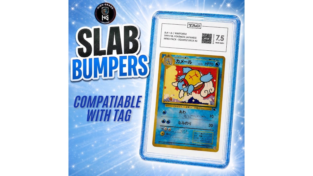 tag graded card bumper TAG Grading Graded Slab Bumper Guard Protector Pokemon Like Graded Guard