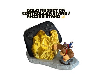 Gold Nugget DK Controller Stand / Amiibo Stand